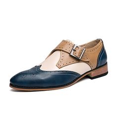 Category:Oxfords; Upper Materials:Leather; Embellishment:Splicing; Season:Spring,Fall; Gender:Men's; Size Suggestion:standard size, select your usual size; Activity:Walking; Toe Shape:Round Toe; Style:Casual; Boot Shaft:Booties / Ankle Boots; Outsole Materials:Rubber; Occasion:Daily; Closure Type:Loafer; Function:Comfortable; Pattern:Solid Colored; Listing Date:11/07/2023; 2024 Trends:Retro,Formal Shoes; Size chart date source:Provided by Supplier. Hippie Shoes, Leather Wedding Shoes, Brogues Style, Look Boho Chic, Brogues Men, Oxford Brogues, Leather Brogues, Brogue Shoes, Leather Dress Shoes