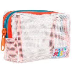 See your Stuff with our Mesh Bag Collection! The perfect small case for whatever you need to store- fit your essentials on the go! Use it as a makeup bag, art supply case, a place to store your stamp collection, toiletry bag, travel tech, and more! Tear resistant 100% vinyl coated mesh 5" height x 6" width x 2.5" depth, 3 oz Made in Los Angeles, California Bike Seat Bag, Small Knitting Projects, Circle Purse, Mesh Backpack, Mesh Pouch, Buy List, Daily Bag, Small Case, Barrel Bag