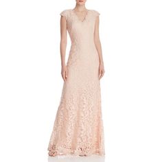 New Tadashi Shoji Size 14 Pink Illusion V-Neck Floral Lace Dress Maxi Gown Party Brand New With Tags! Retail $334. Style 3k1191lz. Measurements: Armpit To Armpit: 18.5” Waist: 16” Length (To End Of Lace): 64” 042524 Themoderngirl Summer Mother Of The Bride Dresses, Summer Blush, Mother Of The Bride Outfits, Cut Rings, Mother Of The Bride Dresses Long, Tadashi Shoji Dresses, Mother Of Groom Dresses, Lace Formal Dress, Groom Dresses