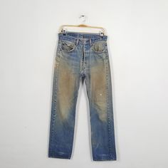 Read All Details Before Purchase... pants in good condition Please Dont Expect The Items Is New Or 100% Perfect... please do use measurements below to see if this will be a good fit first before purchasing Item Description Size tag : MEDIUM(31") Tag : LEVIS Made : USA  Actual measurement : waist: 15.5" (31")inch , out seams length : 42" inch , in seams : 31.5" inch. Material : Cotton All items are shipped via  FedEx Express or DHL express with tracking number. Receive the item within 5-6 working Fitted Wide Leg Faded Bottoms, Fitted Distressed Faded Bottoms, Faded Cotton Pants With Belt Loops, Fitted Washed Bottoms With Standard Cut Leg, Fitted Cotton Pants In Faded Color, Faded Washed Mid-rise Pants, Faded Distressed High Rise Pants, High Rise Distressed Faded Pants, Faded Fitted Bottoms With Standard Cut Leg