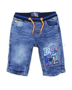 Desigual Boys' Denim Shorts Dark, Sizes 4-14 Long denim short with rib knit elastic waistband with drawstring;; Available Colours: Blue; Fabric: Denim; 72% Cotton, 25% Polyester, 2% Elastane, 1% Viscose; Machine wash; Kids Pants Boys, Kids Jeans Boys, Mens Jeans Pockets, Stylish Boy Clothes, Teen Pants, Boys Denim Shorts, Long Denim Shorts, Boys Summer Fashion, Patched Denim Jeans