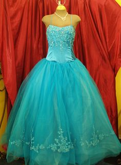 Blue Ball Gown Pageant Dress With Fitted Bodice, Light Blue Ball Gown Quinceanera Dress, Light Blue Quinceanera Ball Gown For Prom, Fitted Bodice Pageant Dress For Quinceanera, Blue Ball Gown For Prom Season Pageants, Blue Embellished Ball Gown Quinceanera Dress, Prom Pageant Dress With Fitted Bodice, Wedding Ball Gown For Prom Season, Light Blue Fitted Pageant Dress For Wedding