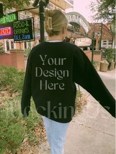 Gildan 18000 Mockup Black Oversized Crewneck Sweatshirt Words on Front Pinterest Friendly Aesthetic - Our mockups are focused on creating a mood for your customers. With our lifestyle photos, shoppers will be able to picture themselves in your product instead of seeing it on a shelf. We hope these trendy, film-style mockups will catch the eyes you deserve. - WHAT YOU GET FROM US - This product is a digital file. You'll receive a ready-to-use JPG without watermarks. - THE FINE PRINT - - You may u Aesthetic For Print, Oversized Long Sleeve Branded T-shirt, Winter Black Top With Custom Print, Black Custom Print Tops For Winter, Black Custom Print Top For Winter, Fall Black Sweatshirt With Custom Print, Black Relaxed Fit Sweater For College, Oversized Sweater For Streetwear With Branding, Oversized Black Sweatshirt With Branding