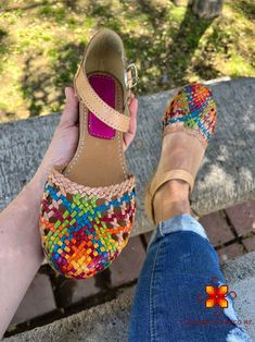 Woven Shoe, Leather Sandals Boho, Hippie Shoes, Mexican Boho, Aqua Fabric, Mexican Women