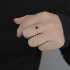 💎 Materials: Gold: 18k Gold Plated over Solid Sterling Silver Base Silver: Solid Sterling Silver Cubic Zirconia Synthetic Ruby 📐 Size: Adjustable Open Design - Size 5+ Gold Plated Heart Ring For Gift, Dainty Jewelry For Valentine's Day Proposal, Formal Heart-shaped Ring In Cubic Zirconia, Formal Heart-shaped Ring With Cubic Zirconia, Cubic Zirconia Heart Ring For Mother's Day Gift, Dainty Heart Ring With Cubic Zirconia For Gift, Gold Jewelry For Valentine's Day Proposal, Dainty Heart Ring With Cubic Zirconia As Gift, Formal Heart-shaped Cubic Zirconia Ring