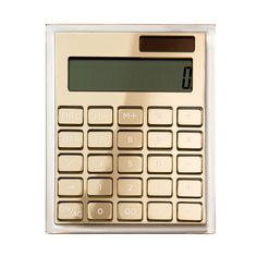 a calculator is shown on a white background with no image to describe it