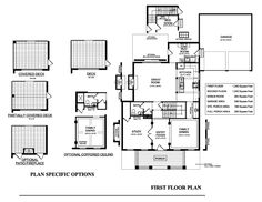 the first floor plan for an apartment