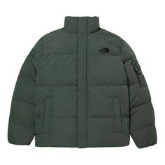 THE NORTH FACE Logo Down Jacket 'Green' NJ1DM70B North Face Recon, Face Logo, Stylish Sneakers, Green Jacket, The North Face Logo, Down Jacket, Perfect Pair, North Face, The North Face