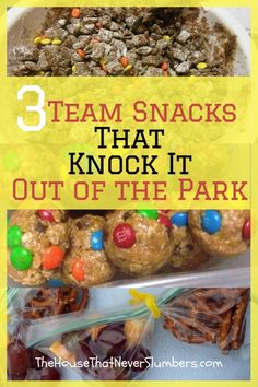 three snacks that knock it out of the park