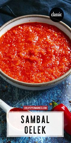 This homemade Sambal Oelek recipe is a classic chili paste made with fresh chili peppers, vinegar, and salt—perfect for adding bold flavor to noodle dishes and beyond.