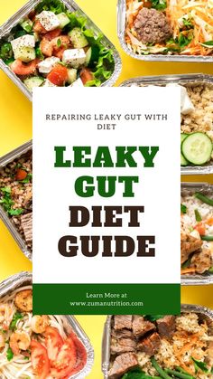 Leaky Gut Diet Guide: What to Eat to Heal Leaky Gut Gut Diet, Leaky Gut Diet, Gut Inflammation, Heal Leaky Gut, Gut Health Recipes, Healthy Microbiome, Aip Diet, Diet Guide, Inflammatory Foods