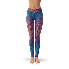 TREE TRIBE Flourescent Mandala Leggings Fitted Multicolor Athleisure Yoga Pants, Multicolor Fitted Athleisure Tights, Multicolor Fitted Tights For Athleisure, Multicolor Fitted Leggings For Training, Fitted Multicolor Activewear For Pilates, Multicolor Fitted Yoga Pants For Workout, Fitted Multicolor Yoga Pants For Workout, Multicolor Stretch Yoga Pants, Multicolor Stretch Athleisure Yoga Pants