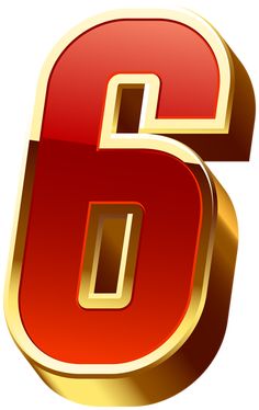 the letter b in gold and red with a white background, it is an uppercase font