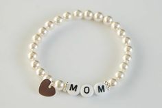 Bracelet For Mom, Diy Mom, Mom Bracelet, Diy Armband, Indie Jewelry, Moms Bracelet