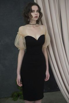 Little Black Dress Outfit, Wedding Dress Black, Mode Prints, Black Dress Outfits, Short Homecoming Dress, فستان سهرة, Black Short Dress, Diy Dress, 가을 패션