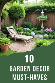 garden decor must - haves that are easy to do