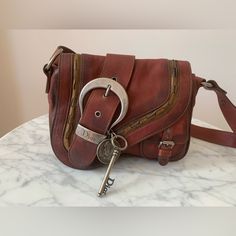 Rare Vintage 90’s Christian Dior Gaucho Petit Leather Saddle Bag. Condition: New Without Tags Vintage Dior Bag, Lady Dior Mini, Dior Purse, Christian Dior Handbags, Lady Dior Handbag, Dream Bags, Cinch Bag, Micro Bag, Dior Saddle