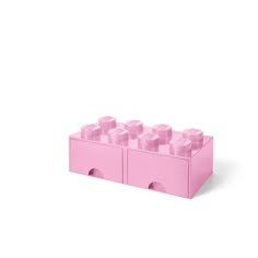 three pink legos sitting on top of each other