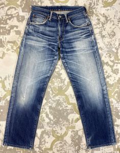 29x29.5 Distressed Blue Vintage Levi's 503 Jeans SJ197 Size: 29 Item Description tag : Levi's Actual measurement (inches): Waist - 29 Front Rise - 10 Hips - 43 Thigh - 12 Knee - 9 Leg Opening - 16 Inseam - 29.5 Outseam - 39.5 Material : Cotton  *Disclaimer: Product color may slightly vary due to photographic lighting sources or your monitor settings.    #SJ197 Faded Selvedge Denim Jeans, Faded Distressed Denim Cropped Jeans, Blue Distressed Cropped Jeans With Relaxed Fit, Distressed Indigo Denim Jeans, Blue Selvedge Denim Jeans, High Rise Selvedge Jeans In Medium Wash, Blue Distressed Cropped Denim Jeans, High Rise Blue Selvedge Jeans, Blue High Rise Selvedge Jeans