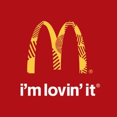 i'm lovin'it logo on a red background