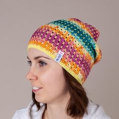 Stay cool and stylish this summer with our Unisex Summer Beanie Hat! This colorful hat is the perfect casual accessory for any outfit. Whether you're looking for beanies for men or a unique Birthday Gift or Gift for Her, this versatile beanie has you covered. Made with high-quality materials, this beanie is a must-have for anyone who loves summer fashion. Stay on-trend with this chic women's hat that combines comfort and style effortlessly. All products from this collection are made with patienc Festival Crochet Hat, One Size Fits Most, Knitted Beanie For Beach, Summer Crochet Beanie Hat, Beach Hand Knitted Beanie One Size, Crochet Beanie For The Beach, Casual Spring Beanie For Beach, Multicolor Beanie For Beach, One Size Fits Most, Multicolor Beanie One Size For Beach, Knitted Beanie For Beach, One Size Fits Most