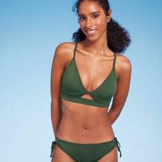 Dark Green Color, Shades For Women, Swim Top, Long A Line, Stretchy Fabric, Dark Green, Target