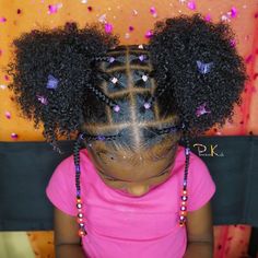 ✨ Precious kids ✨ on Instagram: "🦋 BOOK braids and Puffs 🦋 * Clients real hair* NO EXTENSIONS FOR THIS STYLE ! This would be great for a little one who doesn’t like to sit for too long ! Simple & Cute 🧚🏽‍♀️ • • • • • • - [ ] #hairbraider #hairbraiding #miramarhairstylist #miramarhairstylit #miramarhairbraider ##kidfriendlyhairstyles #miramarbraider #miramar #browardhairstylist #browardhairbraider #browardkidbraider #kidbraidstyles #miramarkidshairstylist #miramarkidsbraids #travelingbraider Teens Hairstyles, Black Baby Girl Hairstyles, Baby Girl Hairstyles Curly, Girly Hairstyles, Kids Curly Hairstyles, Hair Puff, Birthday Hairstyles