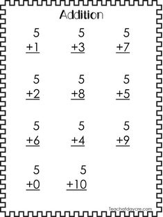 the addition worksheet for kids to learn how to sub and multi - digit