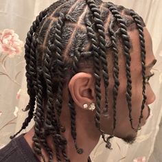 - - - two strand twists rope twists twists black men hairstyle      #blackhairstylesbraids #blackhairstyles #twists #twostrandtwists Afro Hair Fade, Two Strand Twist Hairstyles, Rope Twists, Mens Twists Hairstyles, Short Hair Twist Styles, Hair Twists Black