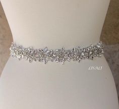 LISALI 10"-42"  Sparkly Wedding Belt, Long Rhinestone Belt,  Bridal Rhinestone  Belt, Crystal Sash Belt, Wedding Dress Belts Crystal Silver by LisaliByLisa on Etsy https://www.etsy.com/listing/599463661/lisali-10-42-sparkly-wedding-belt-long Wedding Dresses Near Me, Sparkly Belts, Dress Belts, Disney Wedding Dresses, Sparkly Wedding Dress, Two Piece Wedding Dress, Bridal Sash Belt, Wedding Belt, Wedding Dress Belt