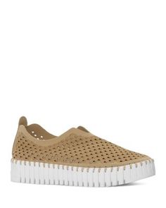 Ilse Jacobsen Women's Tulip 3373 Slip On Sneakers Summer Brown Slip-on Sneakers, Brown Slip-on Sneakers For Summer, Beige Slip-on Sneakers For Spring, Beige Perforated Sneakers For Spring, Spring Beige Perforated Sneakers, Ilse Jacobsen, On Sneakers, Sneakers Online, Slip On Sneakers