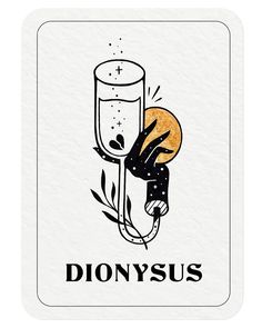 Hand illustration God Of Wine Tattoo, Modern Dionysus Aesthetic, Dionysus Tattoo, Myth Tattoo, Dionysus Art, Dionysus Aesthetic, Dionysus God, Goddess Of The Hearth