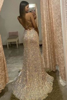 Champagne Mermaid Dress With Sweep Train For Prom, Fishtail Gown With Fitted Bodice For Homecoming, Glamorous Fishtail Gown For Homecoming, Champagne Mermaid Dress For Prom, Champagne Mermaid Dress With Mermaid Hem For Prom, Homecoming Mermaid Dress With Sweep Train, Fishtail Gown With Sweep Train For Homecoming, Mermaid Evening Dress With Sweep Train For Homecoming, Glamorous Gown With Spaghetti Straps And Sweep Train