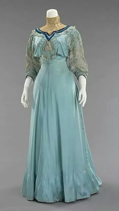 Dress Early 20th Century Fashion, Jeanne Paquin, 20th Century Fashion, Vintage Gowns