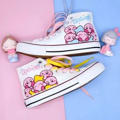 Kawaii Kirby, Kirby Star, Kawaii Outfit, Accessory Ideas, Kawaii Phone Case, Parcel Delivery, Anime Shoes, Girly Shoes, Anime Canvas