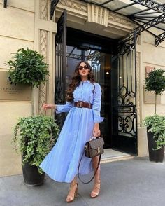 Summer Modest Outfits, Elegant Outfit Classy, Best Summer Dresses, Well Dressed Women, Lifestyle Blogs, Elegant Dresses Classy, The Best Summer, Dresses To Wear, Classy Work Outfits