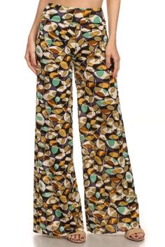 My Lovely Day Palazzo Pants Spring Abstract Print Wide Leg Bottoms, Wide Leg Bottoms With Abstract Print For Summer, Summer Wide Leg Bottoms With Abstract Print, Multicolor Wide Leg Bottoms With Abstract Print, Casual Wide Leg Pants With Abstract Print, Multicolor Abstract Print Wide Leg Bottoms, Printed Rayon Wide-leg Pants, Patterned Wide Leg Printed Pants, Patterned Printed Wide Leg Pants