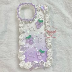 a cell phone case made to look like a princess