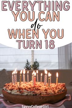 Everything You Can Do When You Turn 18 - SavvyCollegeGirl 18th Birthday Ideas For Boys, 18th Birthday Ideas, 18th Birthday Present Ideas, 18th Birthday Gifts For Boys, Gifts For 18th Birthday, 18th Birthday Gifts For Girls, Grandparents Day Crafts, 18th Bday, Unique Graduation Gifts