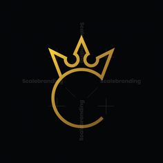 a gold crown on a black background with the word seilebrand written below it