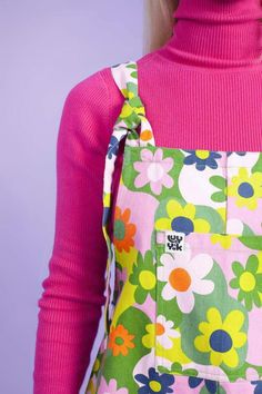 Cotton Dungaree, Colourful Outfits, Fit Inspo, Dungarees, Sewing Ideas, Colorful Fashion, Flower Print