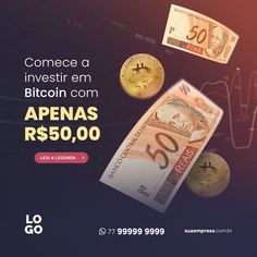 an advertise for bitcoin com with money falling from the sky