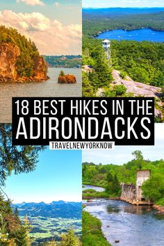 18 Best Hikes in the Adirondacks + Secret Local Tips Ny Travel Guide, New York State Travel, New York Upstate, Lake George New York, Lake Placid New York, Ny Travel