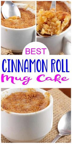 cinnamon roll microwave mug cake in white mug Apple Cinnamon Mug Cake, Mug Cake Easy, Microwave Cakes, Cinnamon Roll Mug Cake, Microwave Apple, Boat Recipes, Cinnamon Mug Cake, Cake Microwave