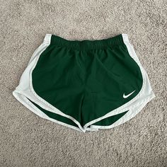 Feel Brand New, Have Only Worn Once, Almost Perfect Condition! Nike Green Athletic Shorts For Spring, Green Aesthetic Clothes, Aesthetic Clothes Cute, Cute Nike Shorts, Vintage Nike Shorts, Cute Nike, Clothes Cute, Workout Fits, Nike Running Shorts