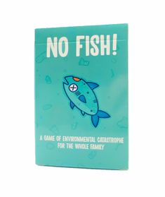 a card game for the whole family with a cartoon fish on it's back