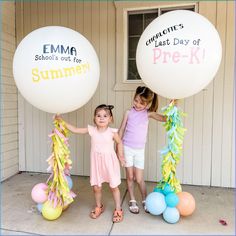 Pre-Order Your End of School Jumbo Balloons Today! Outdoor Music Area, Jumbo Balloons, Outdoor Music, End Of School, School Parties, Last Day Of School, Time To Celebrate, School Year, Last Day