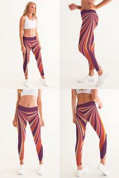 Ladies, your new favorite pants have arrived! Our Women's Yoga Pants are carefully crafted with high-tech breathable fabric to move with your body while perfectly flattering your figure. Smooth, breathable fabric - Wicks away moisture - Comfortable waistband - Printed, cut, and handmade. Athletic Women, Wicks