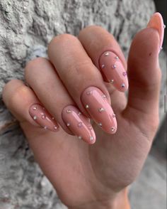 Makeup Nails Designs, Romantic Nails, Gelish Nails, Bling Acrylic Nails, Nails Desing, Minimalist Nails, Best Acrylic Nails