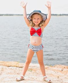 Navy Dot & Stripe Reversible Swim Hat – South of Urban Shop Striped Swimwear, Baby Swimwear, Swimming Outfit, Size 4t